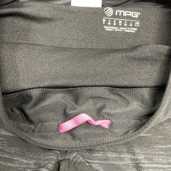 MPG Athletic Running Shorts Lined Black Gray Pink Zipper Pocket S - Picture 12 of 16
